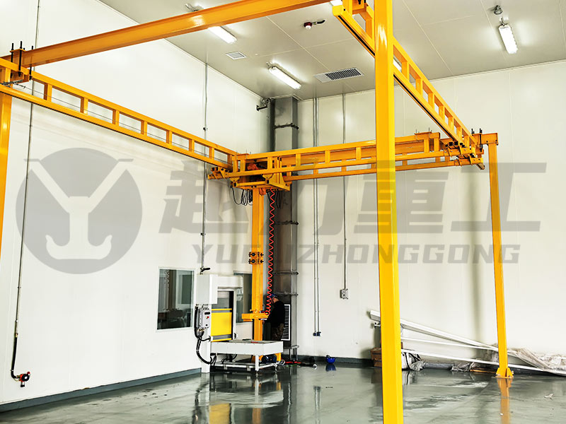 KBK起重機搭配硬臂吊具在浙江某鋰電行業(yè)的應用